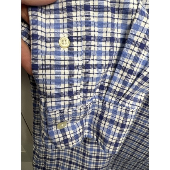 Ralph Lauren Plaid Long Sleeve Cotton Pony Logo Button Down Shirt Men's Size XL - Picture 6 of 9